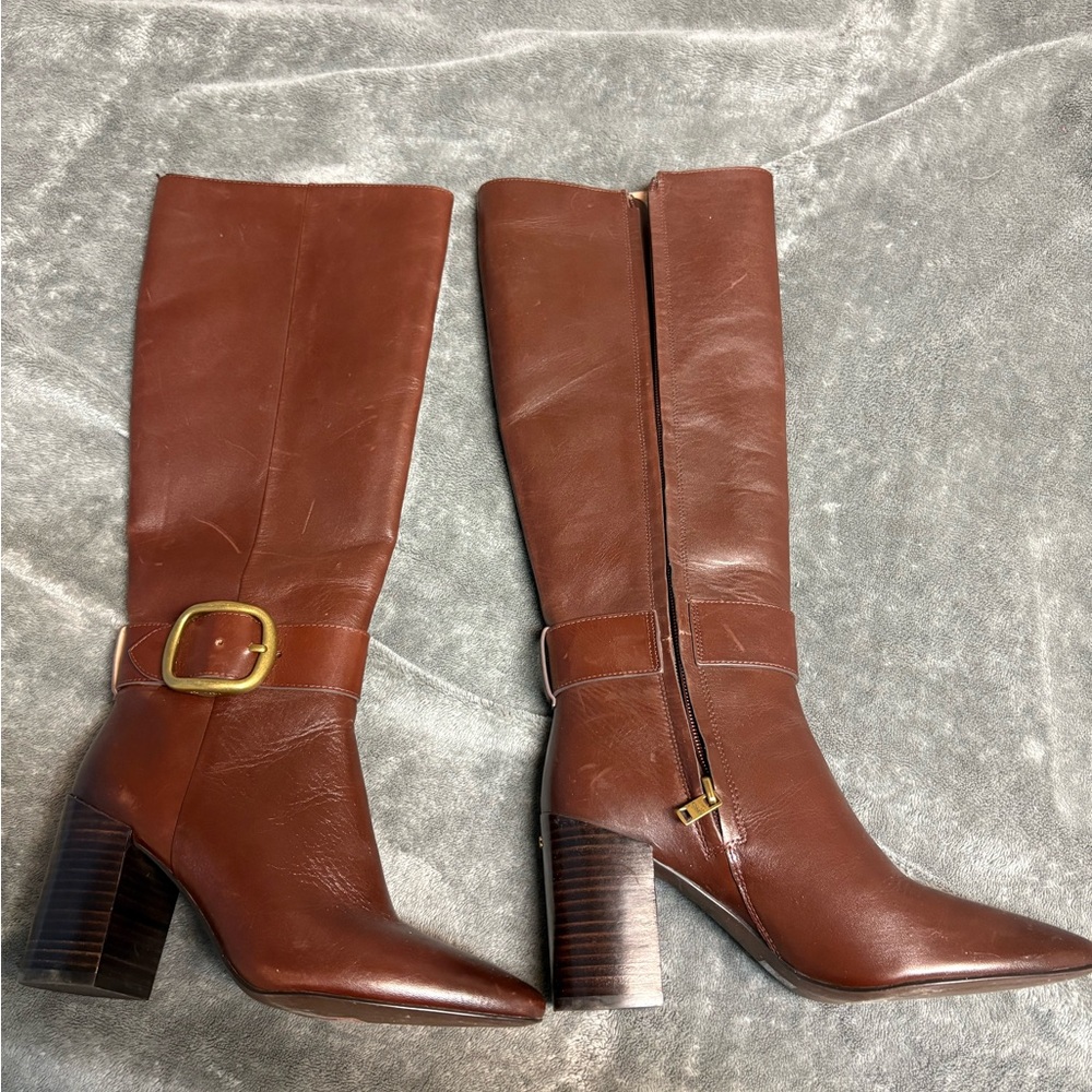 Brown Leather Women's Boots